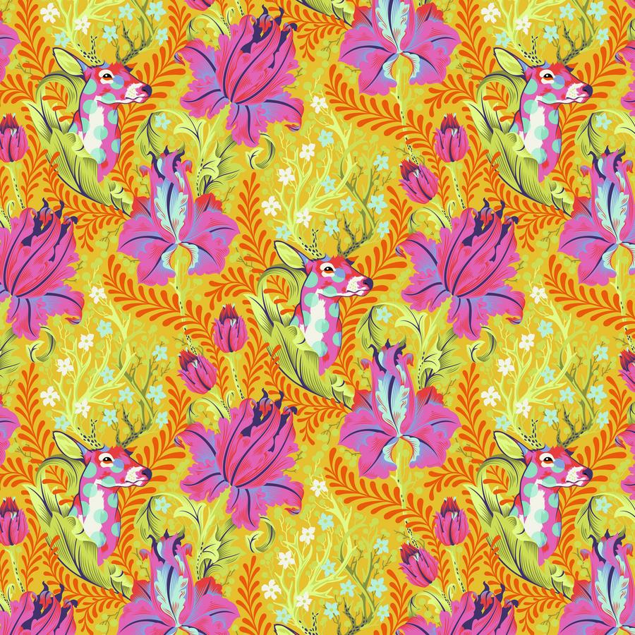 Tiny Beasts Dear John Glow - Tula Pink - PER QUARTER METRE