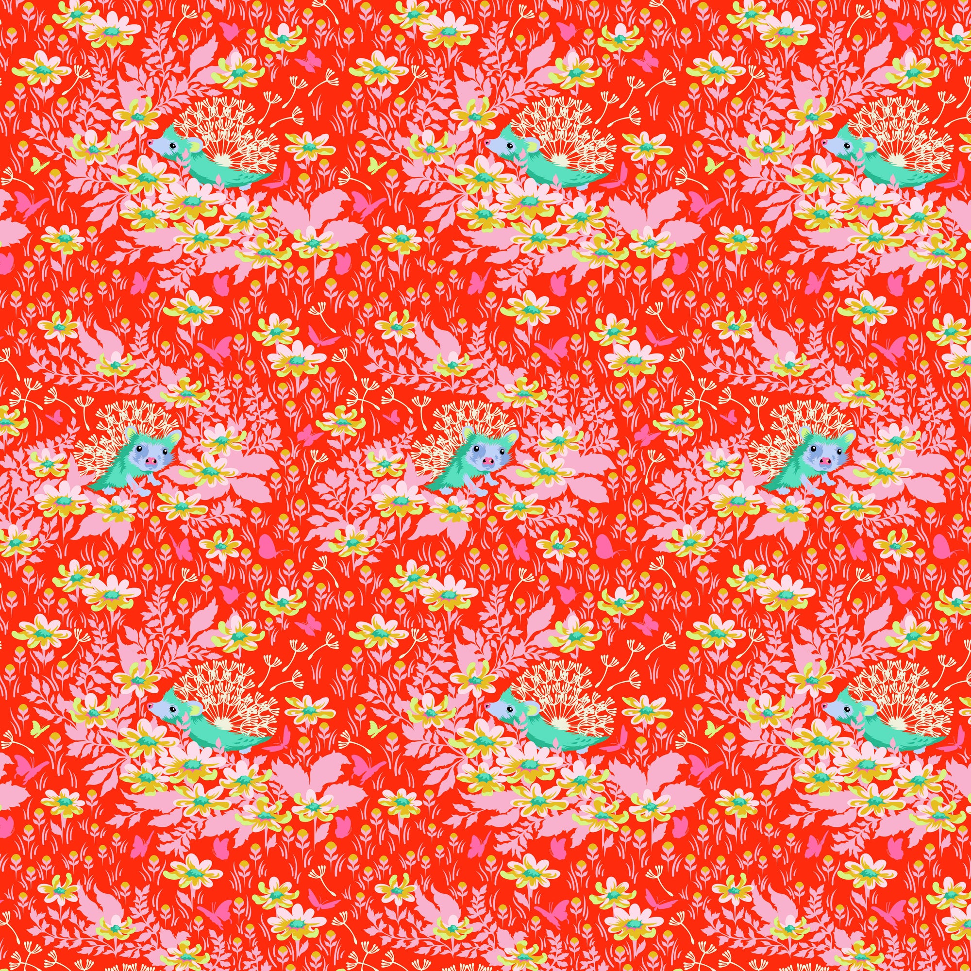 Tiny Beasts Who's Your Dandy Glow - Tula Pink - PER QUARTER METRE