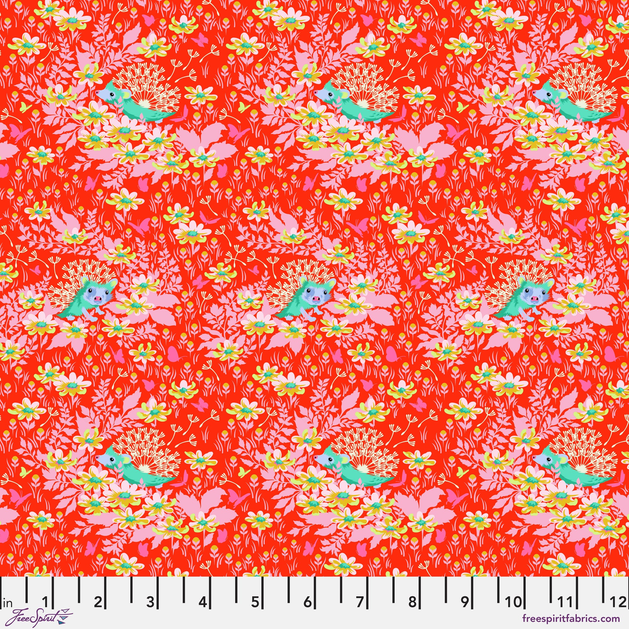 Tiny Beasts Who's Your Dandy Glow - Tula Pink - PER QUARTER METRE