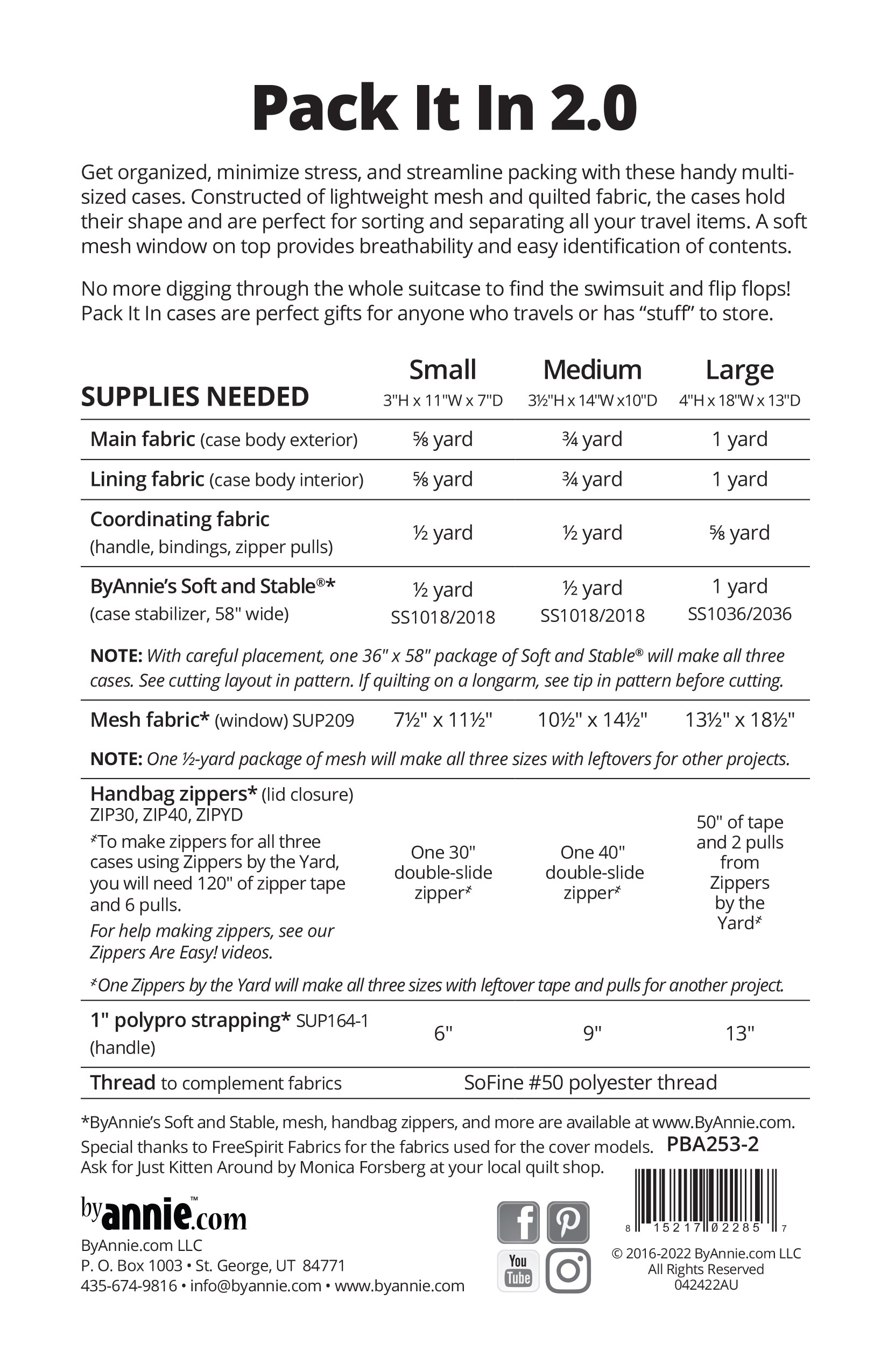 Pack It In! 2.0 - by Annie