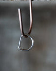 Nickel D-Ring 1/2"