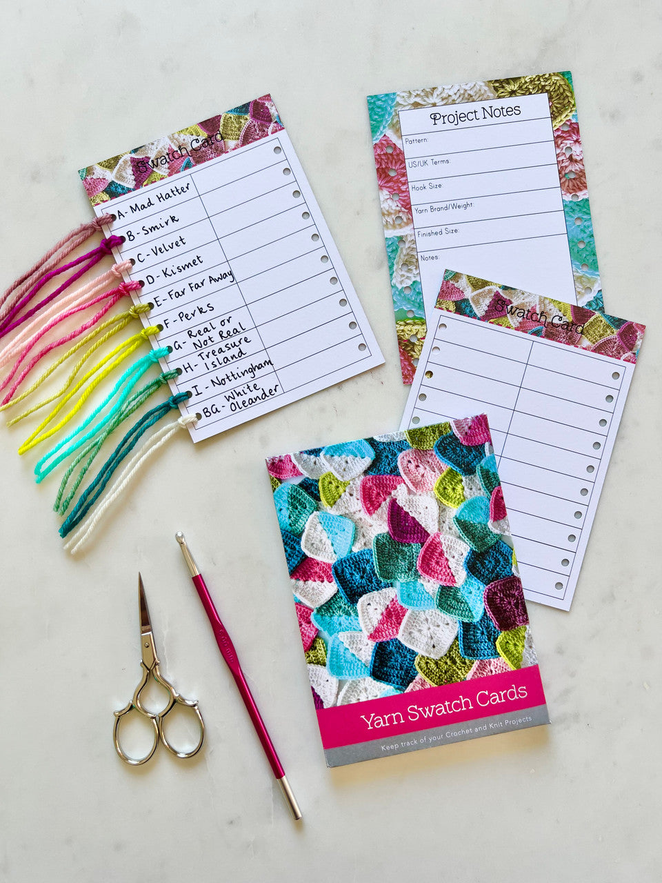 Yarn Swatch Cards