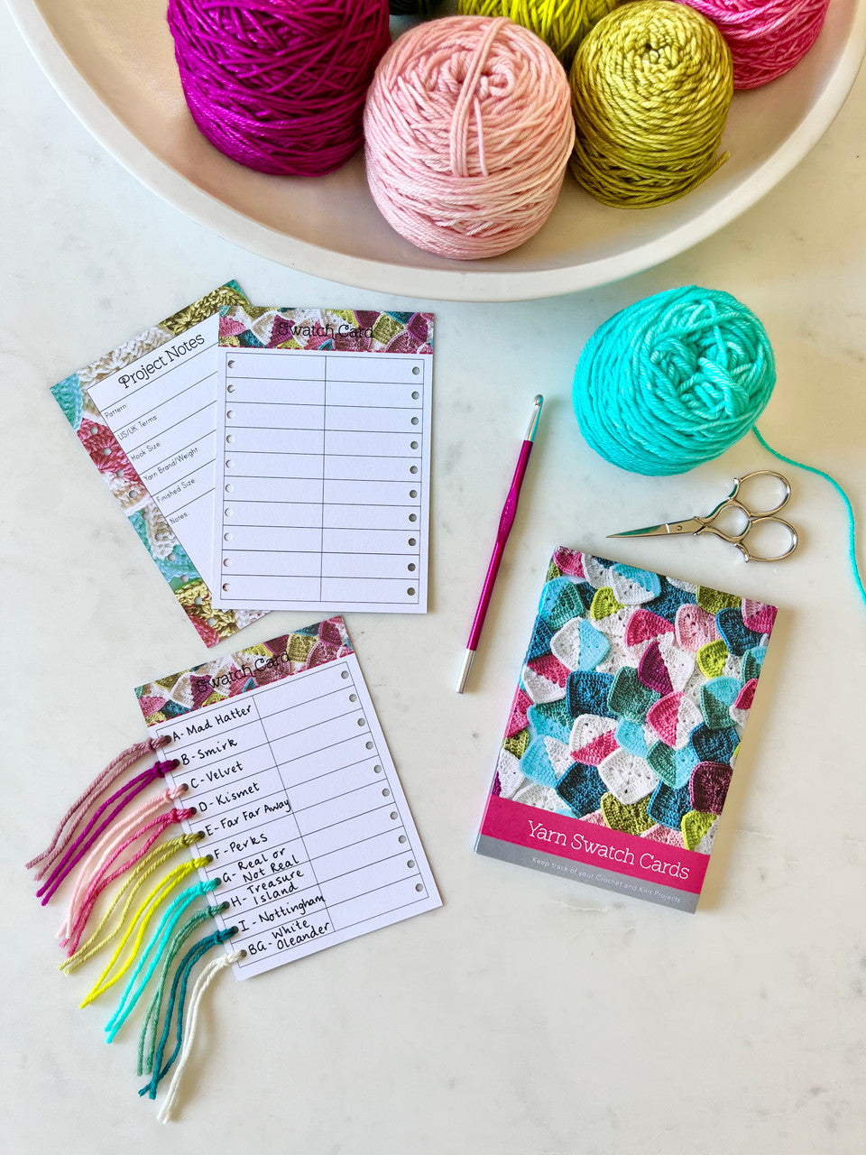 Yarn Swatch Cards