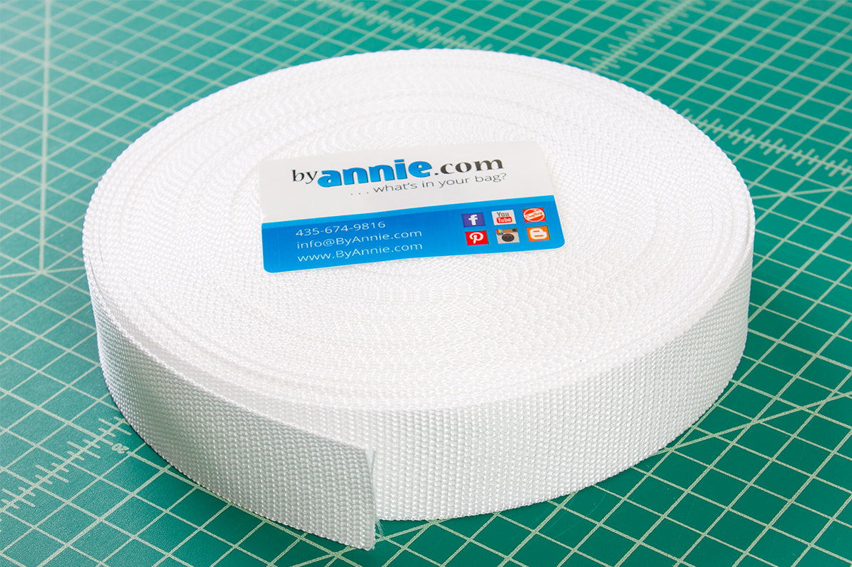 Strapping 1-1/2" White - PER QUARTER METRE