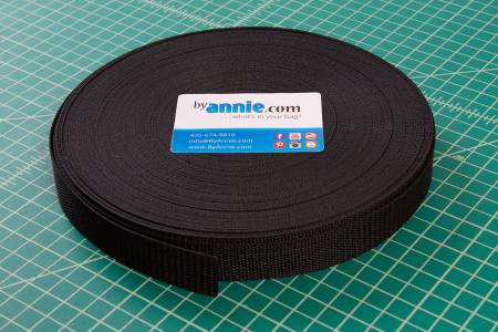 Strapping 1-1/2" Black - PER QUARTER METRE