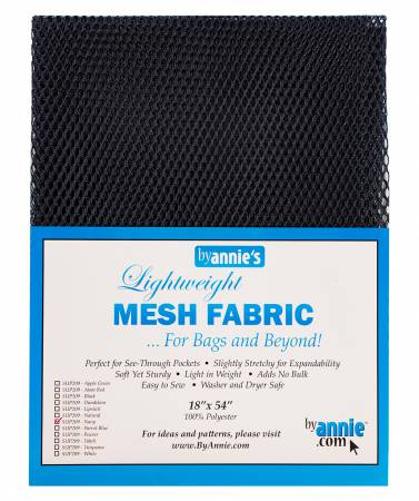 Mesh Lite Weight Navy 18in x 54in