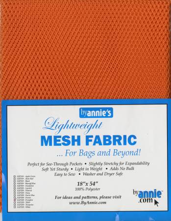 Mesh Lite Weight Pumpkin 18in x 54in