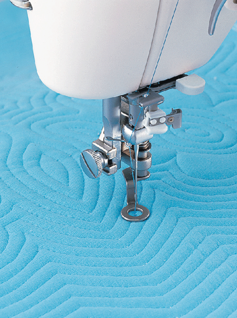 VGOL Lot De 2 Adaptateurs Pied-de-biche Machine à Coudre - Compatible Singer Brother Janome, Type Boucle Poignée Basse