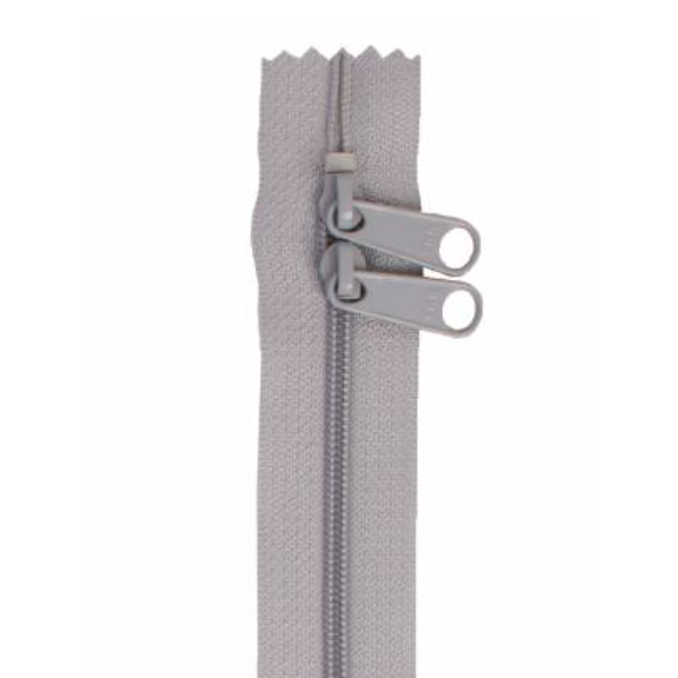 Handbag Zipper 30in Pewter
