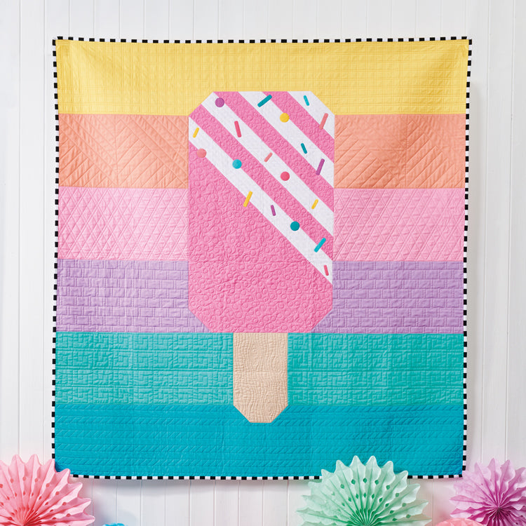 Rainbow Popsicle Quilt Pattern