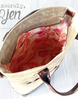 The Waterlily Waxed Canvas Tote