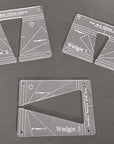 Wedgie Set - 3 rulers - 1/8"
