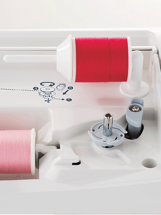 Juki Auxiliary Spool Pin - HZL Series - Troll Brothers Quilt Designs