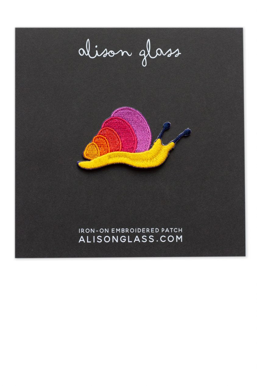 Between Snail Patch in Warm - Iron On