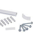 STAS minirail quilt hanging system package - 59" White