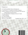 Father Christmas Table Runner Pattern
