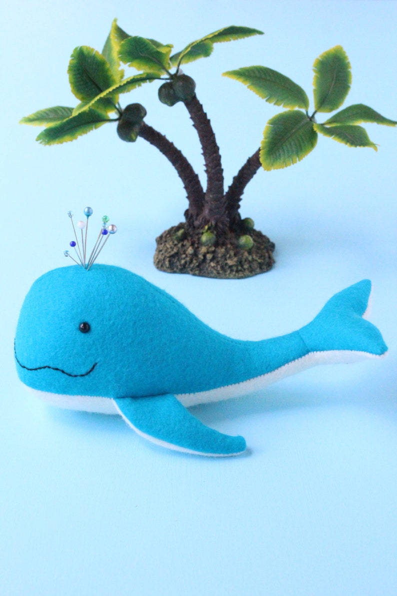 Pin Whale Paper Pattern