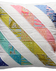 Triple Triangles Cushion