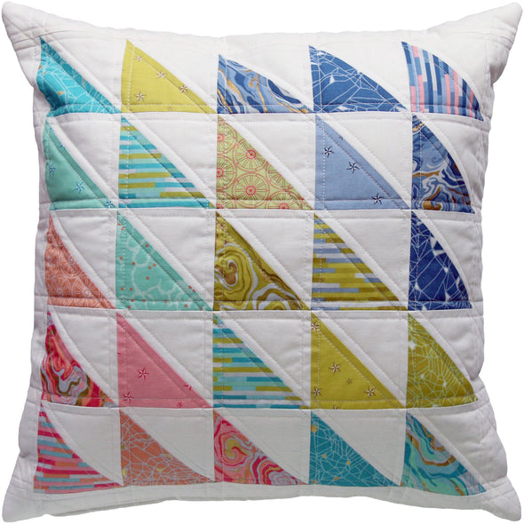 Triple Triangles Cushion