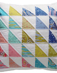Triple Triangles Cushion