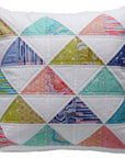Triple Triangles Cushion