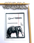 Elephant Stitch Marker Pack - Round