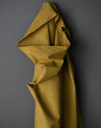 Flax/Cotton Dry Oilskin Olivine - PER QUARTER METRE