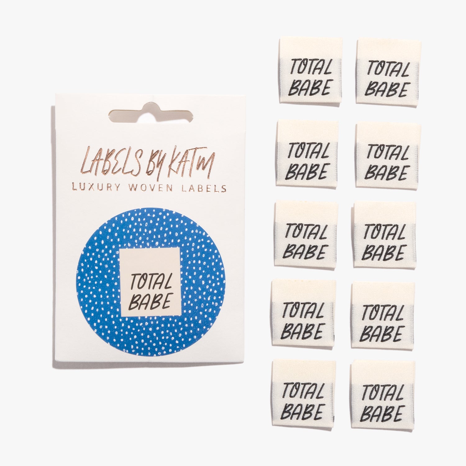 'Total Babe' Labels Labels - 10 labels per pack.