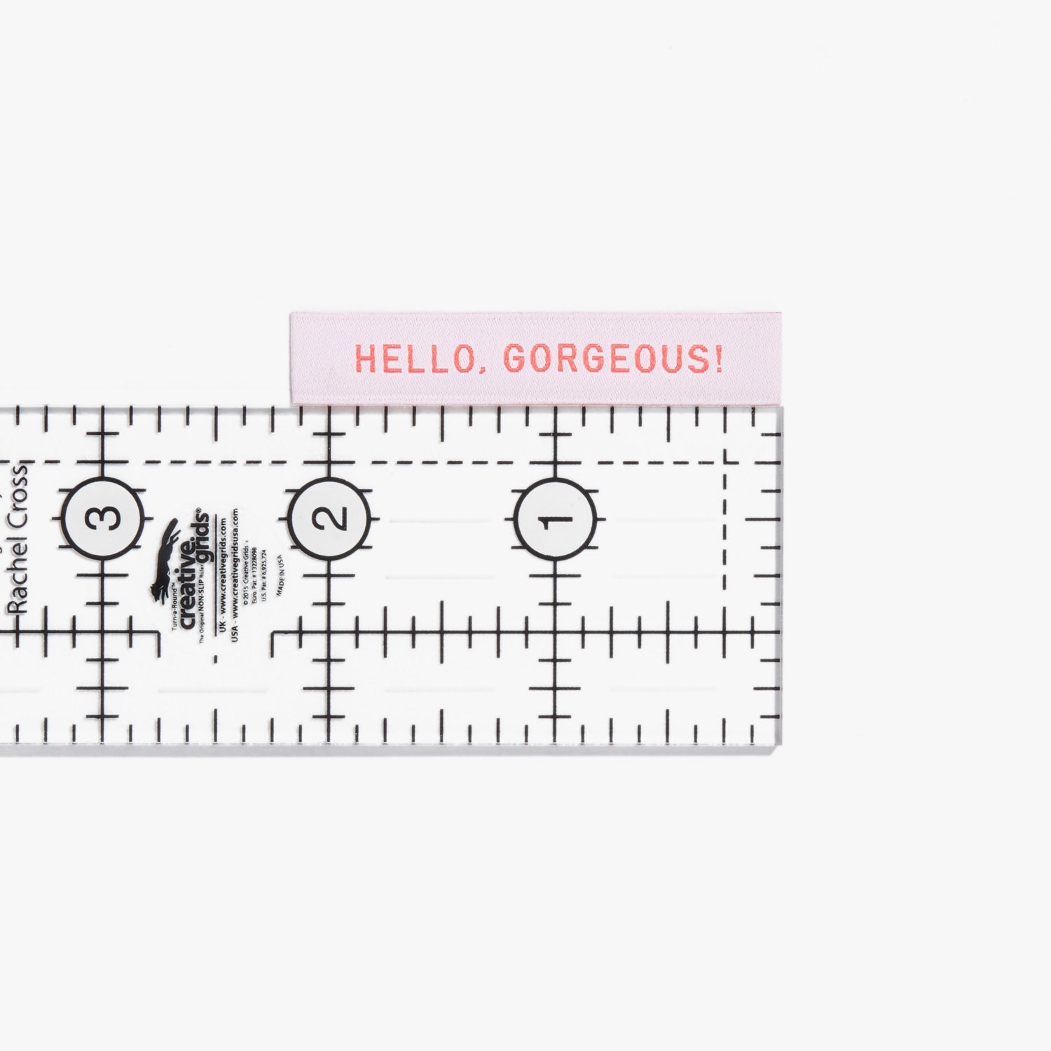 'Hello Gorgeous' Woven Labels