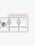 'Hello Gorgeous' Woven Labels