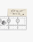 "WEAR THE SHIT OUTTA ME" Cotton Labels 10 Pack