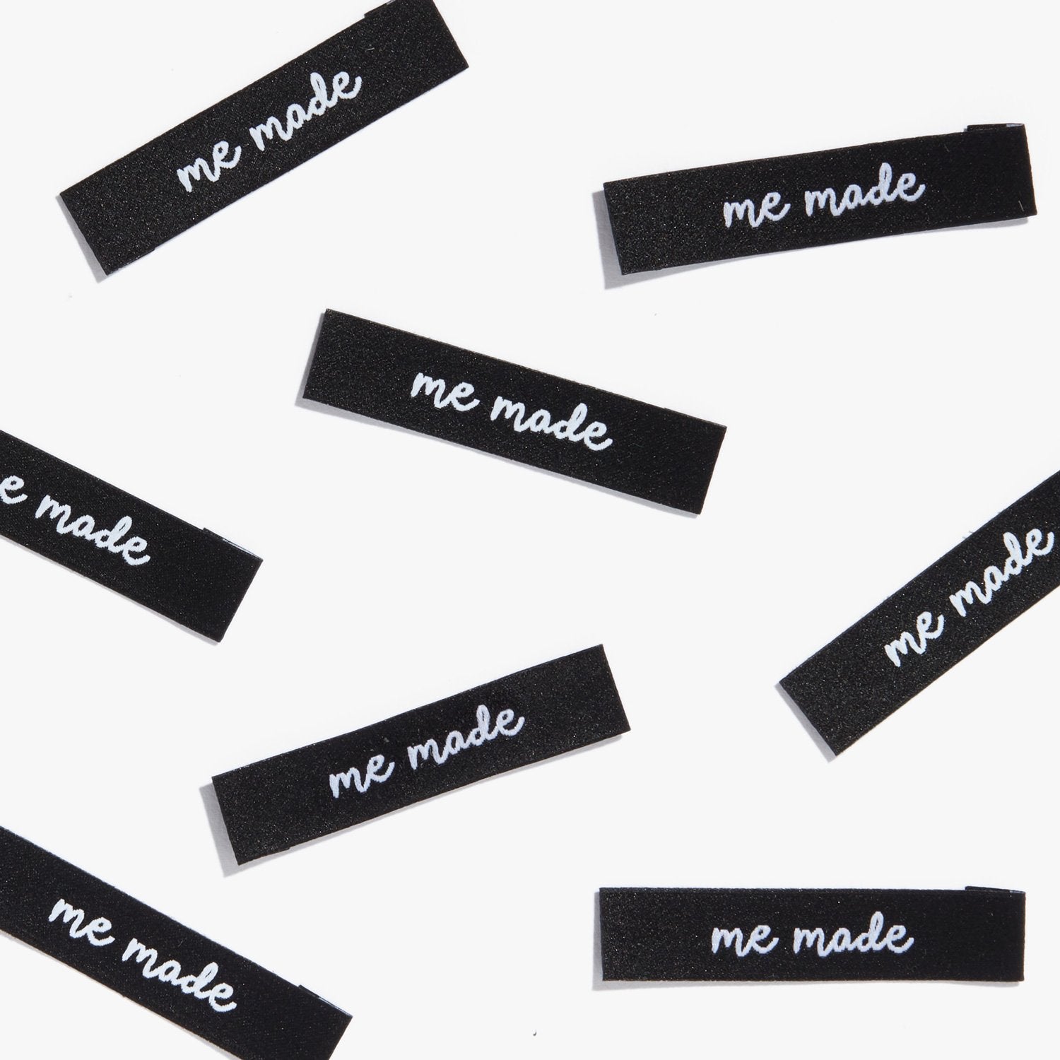 "ME MADE" Woven Labels 8 Pack