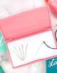 "Stay Sharp" Navy Magnetic Needle Case