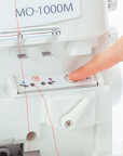Juki MO-1000 2/3/4 Air Threading Overlock with Differential Feed and Rolled Hem