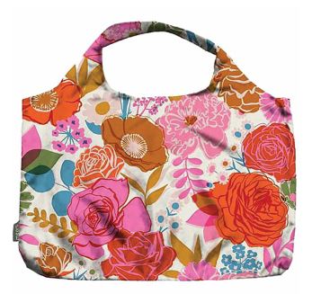 Pocket Shopper Ivory Bloom