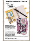 Mini Notebook Cover - By Annie