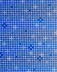 Fountain Mosaic Digiprint Electric Blue - RJR Studio - PER QUARTER METRE