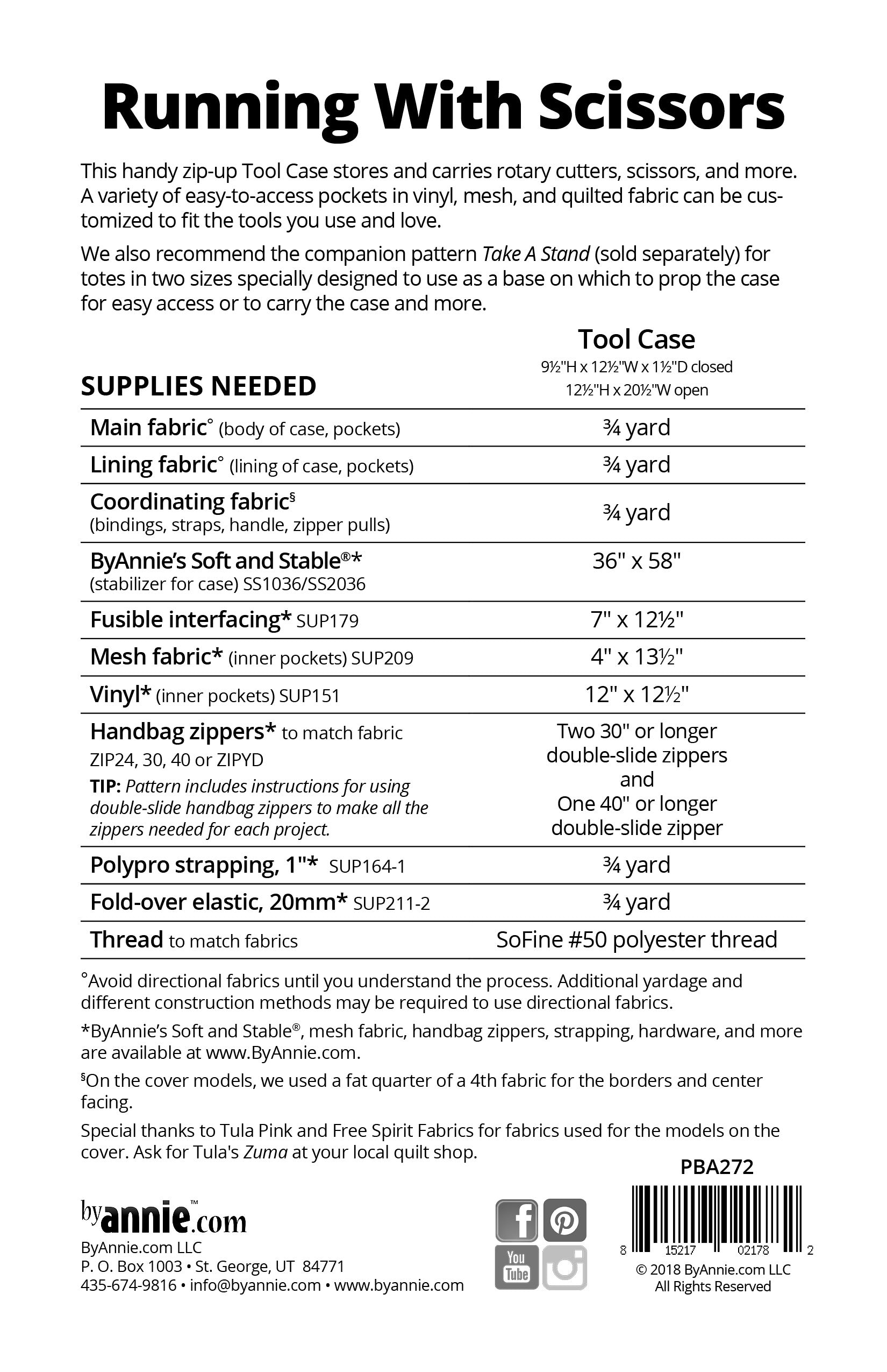 Running with Scissors - By Annie