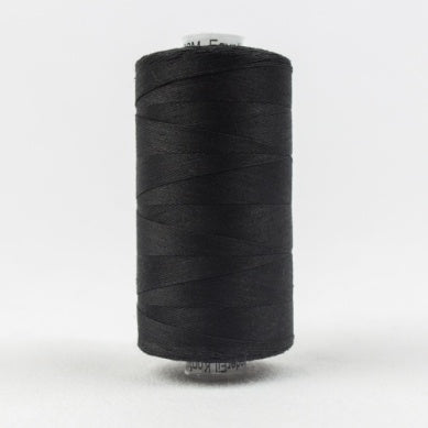 Konfetti 50wt Egyptian Cotton Thread 1000m - Black