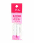 Sewline Water-soluble Fabric Glue Stick Refill, 2 count