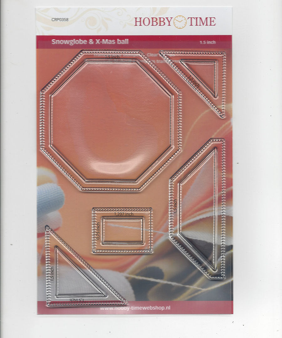 Snowglobe & Christmas Ball Quilt Stamps