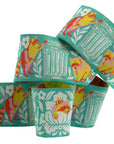 One Man's Trash Green 2"- Glow Tula Pink Tiny Beasts - PER QUARTER METRE