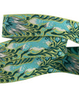 Out Foxed Green 7/8"- Glow Tula Pink Tiny Beasts - PRICE PER QUARTER METRE