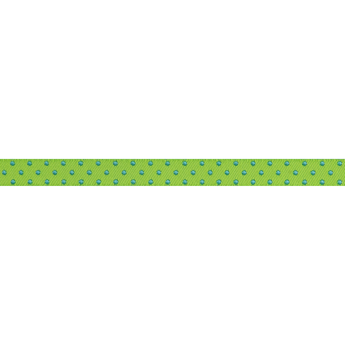 Reversible Dots Peacock 3/8"- Tula Pink - PRICE PER QUARTER METRE
