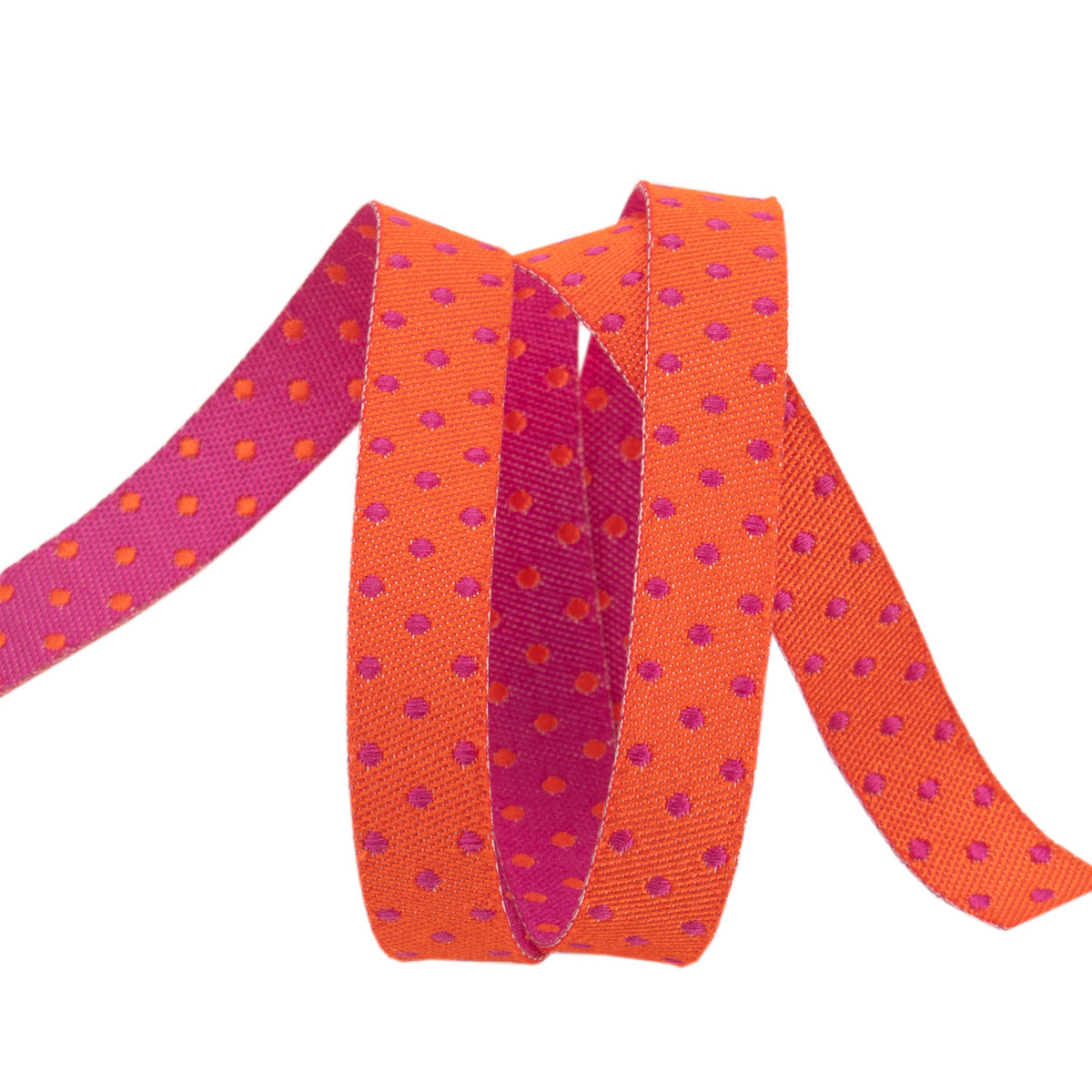 Reversible Dots Thistle 3/8"- Tula Pink - PRICE PER QUARTER METRE