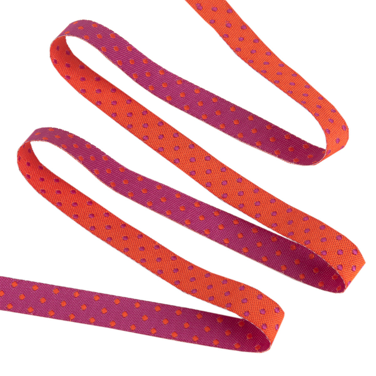 Reversible Dots Thistle 3/8"- Tula Pink - PRICE PER QUARTER METRE