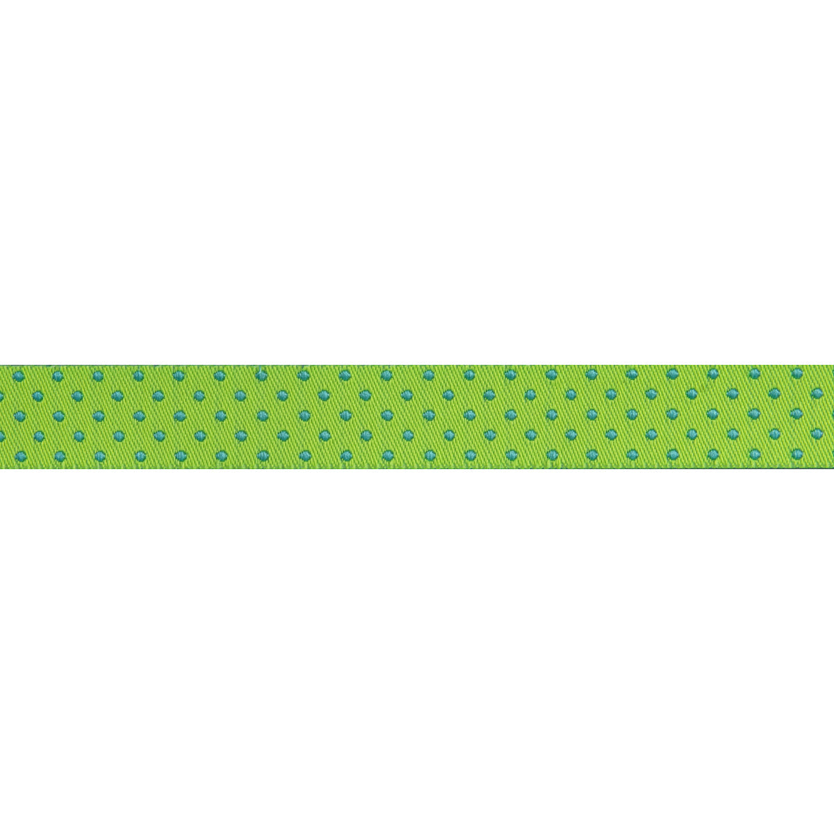 Reversible Dots Peacock 5/8"- Tula Pink - PRICE PER QUARTER METRE