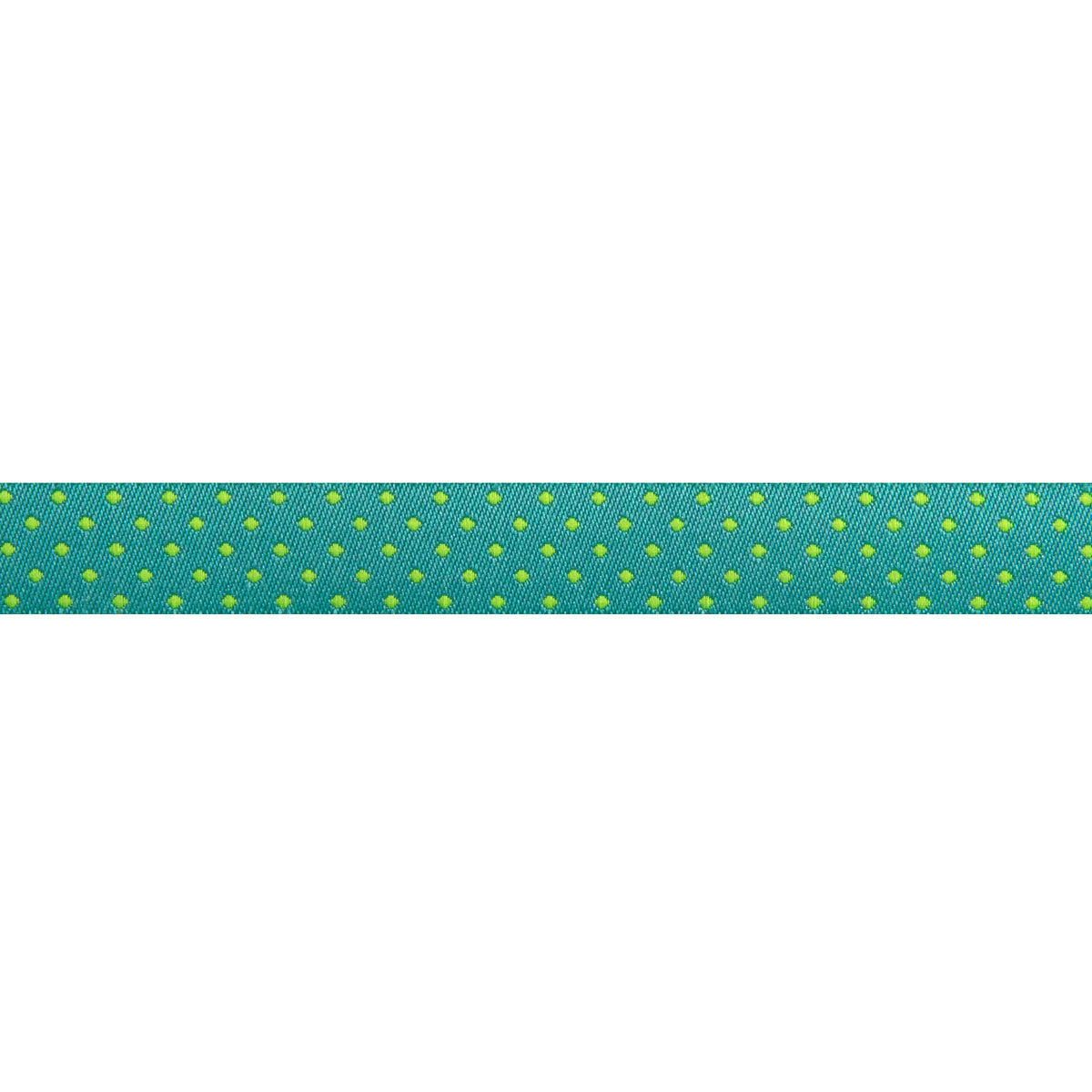 Reversible Dots Peacock 5/8"- Tula Pink - PRICE PER QUARTER METRE
