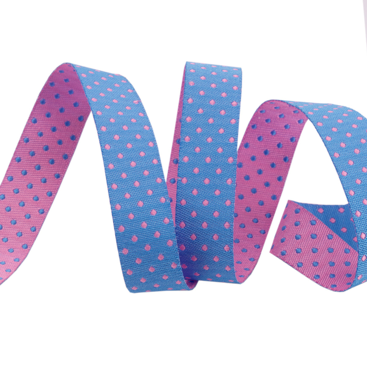 Reversible Dots Sky 5/8"- Tula Pink - PRICE PER QUARTER METRE