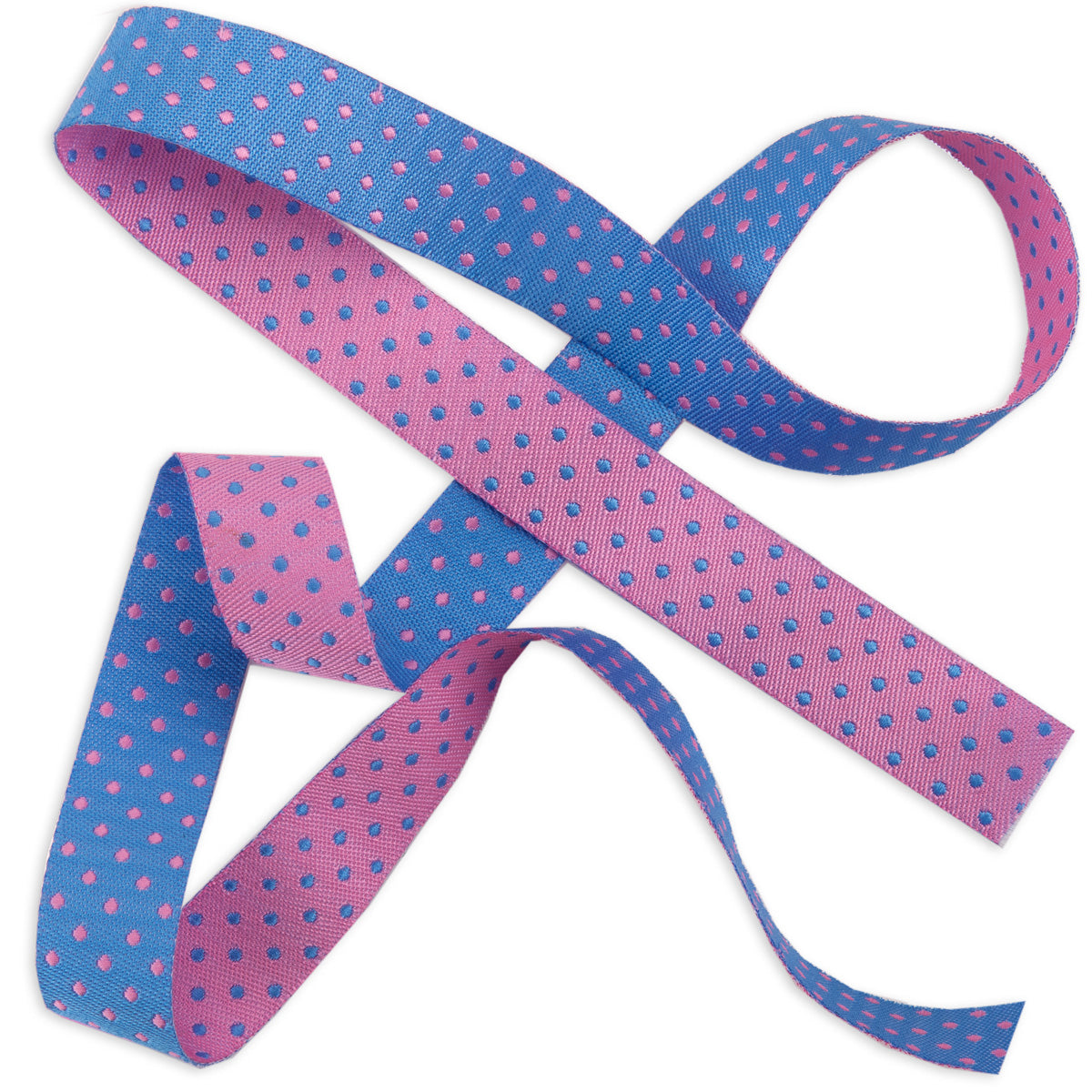 Reversible Dots Sky 5/8"- Tula Pink - PRICE PER QUARTER METRE